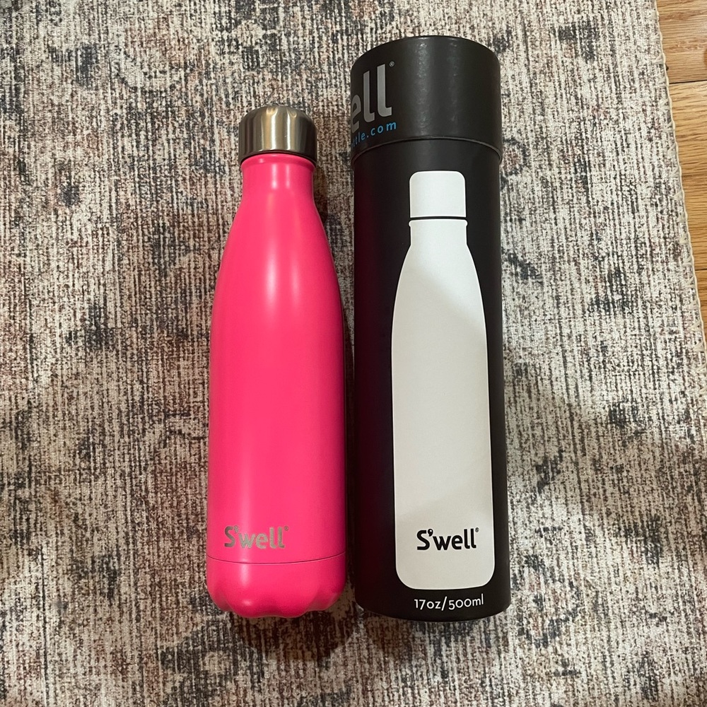 BRAND NEW: s’well 17oz bikini pink water bottle